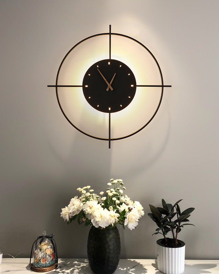 Horloge murale WOMO avec lumière LED-WM6085