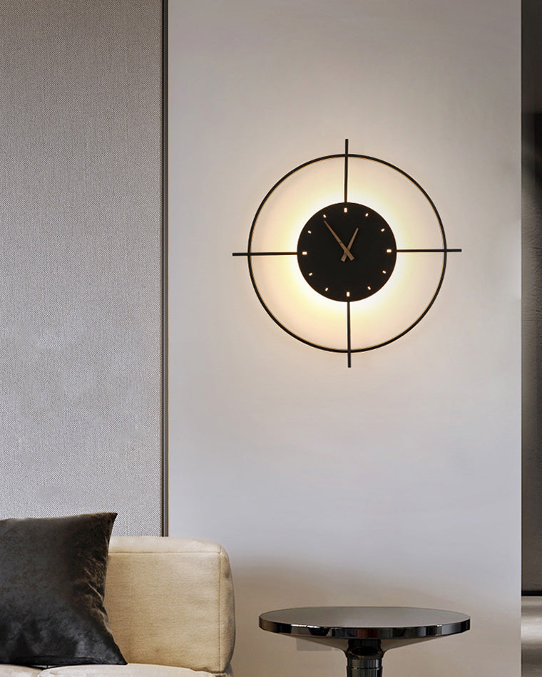 Horloge murale WOMO avec lumière LED-WM6085