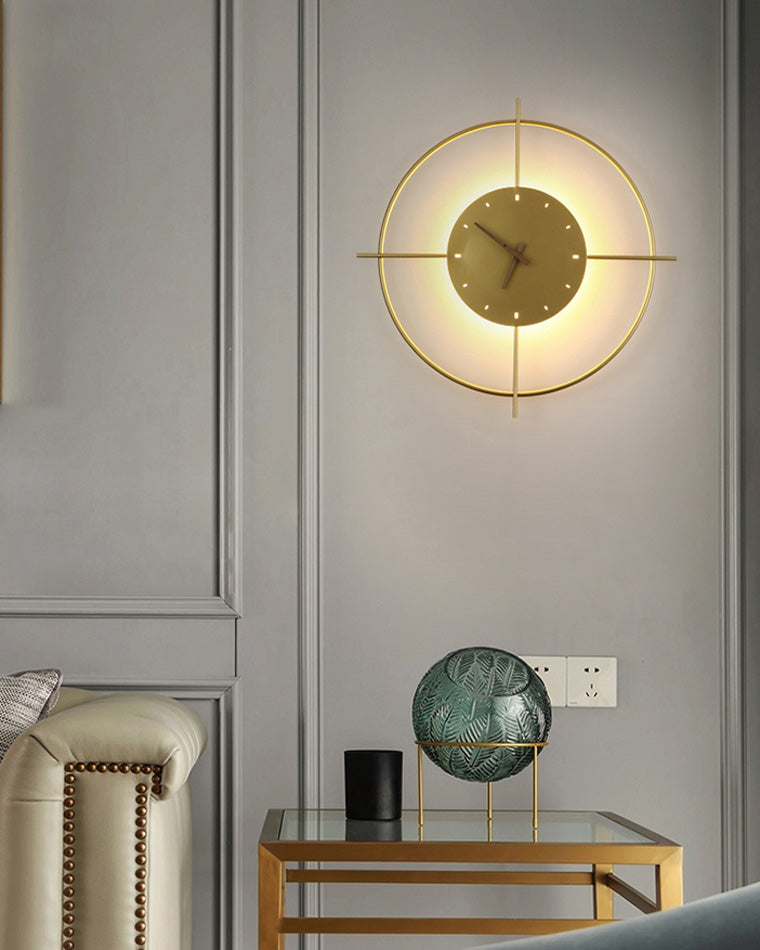 Horloge murale WOMO avec lumière LED-WM6085
