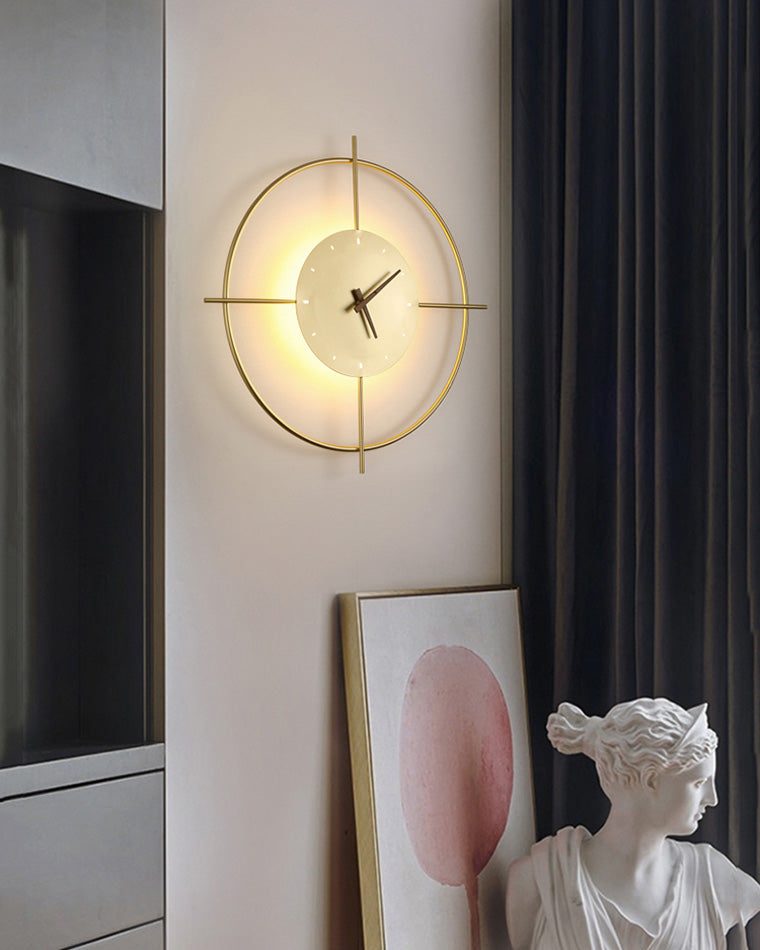 Horloge murale WOMO avec lumière LED-WM6085