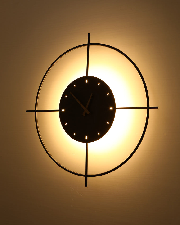Horloge murale WOMO avec lumière LED-WM6085