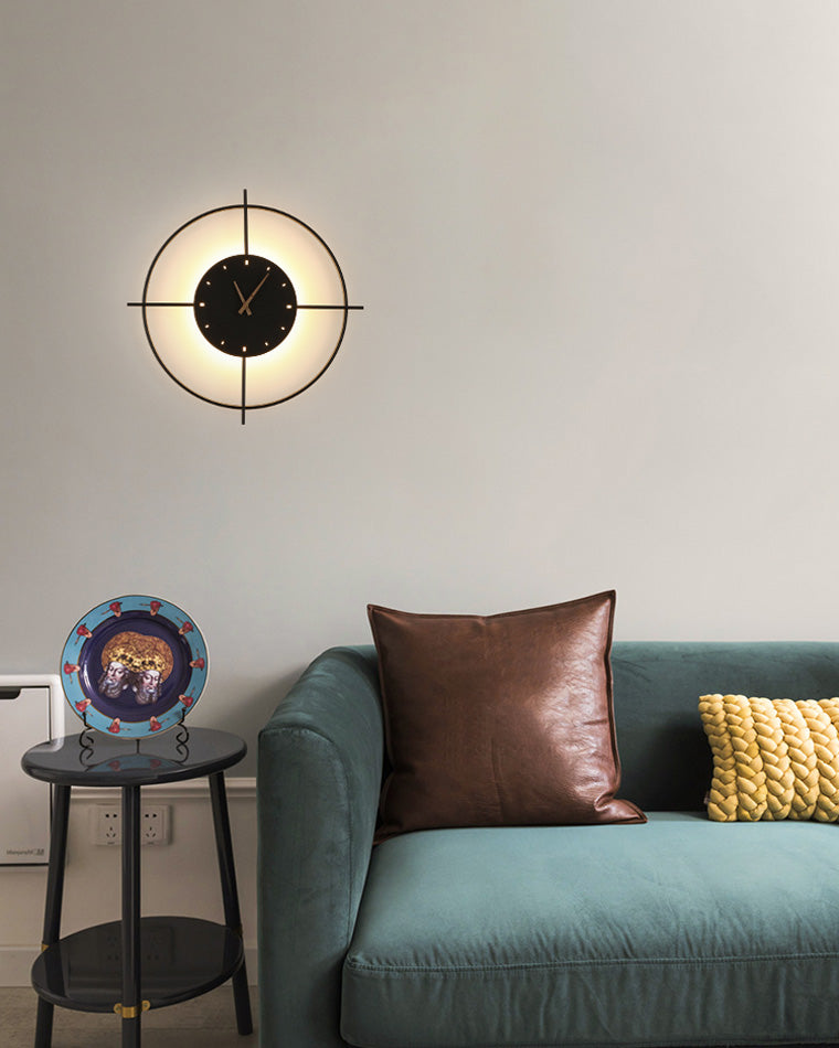 Horloge murale WOMO avec lumière LED-WM6085
