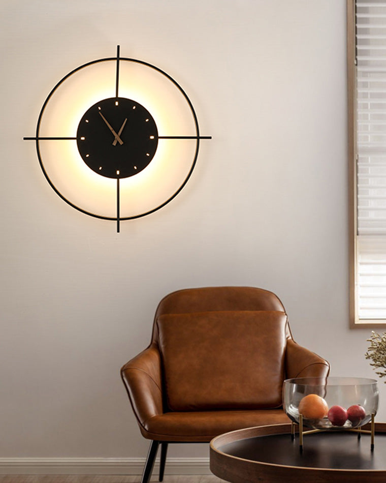Horloge murale WOMO avec lumière LED-WM6085