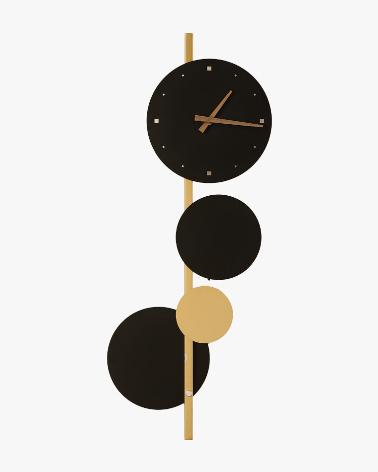 Horloge murale sculpturale WOMO avec lumière LED-WM6087