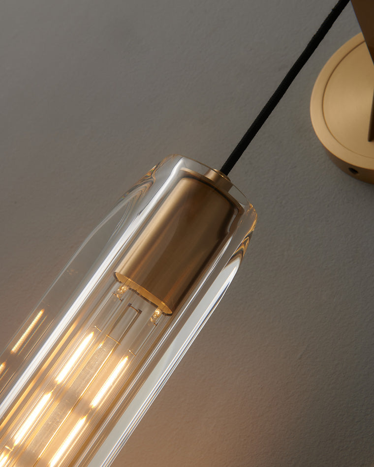Applique murale en cristal suspendue WOMO-WM6094