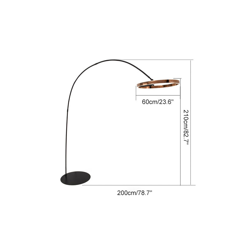 Lampadaire à arc circulaire WOMO-WM7006