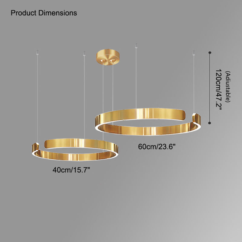 WOMO Lustre Multiple Cercle Led-WM2009