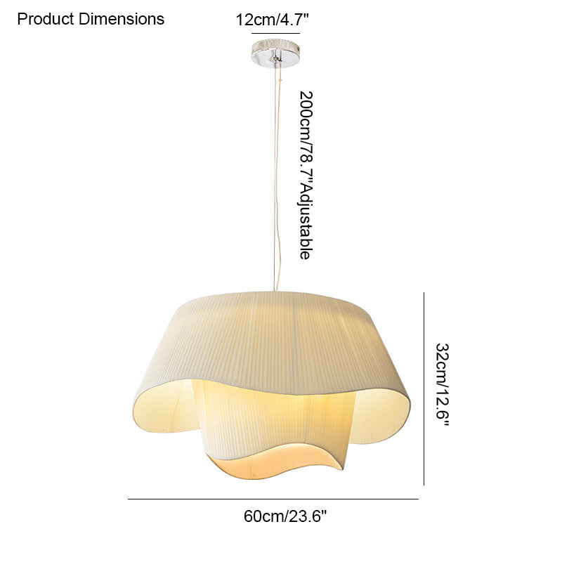 WOMO Suspension Tissu pour Chambre Japandi-WM2130