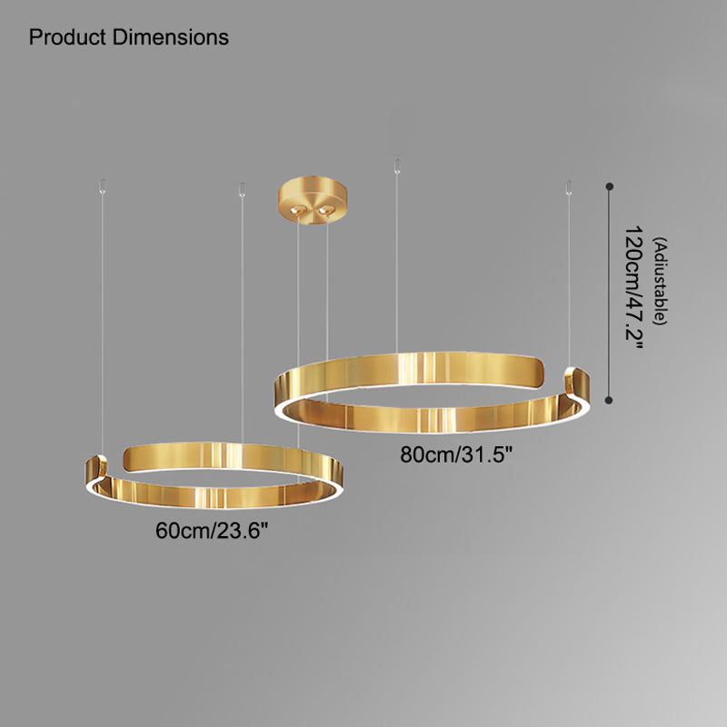 WOMO Lustre Multiple Cercle Led-WM2009