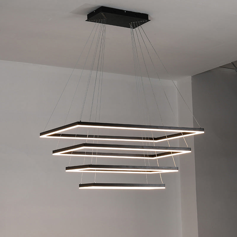 WOMO Lustre Rectangulaire Led Luxe-WM2120