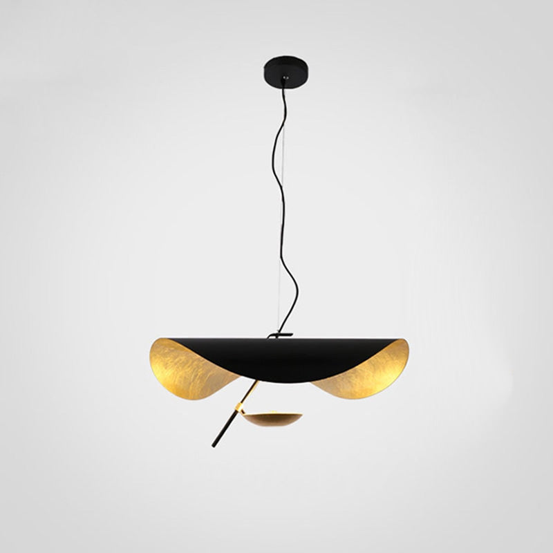 WOMO Suspension Feuille Metal Art Déco-WM2088