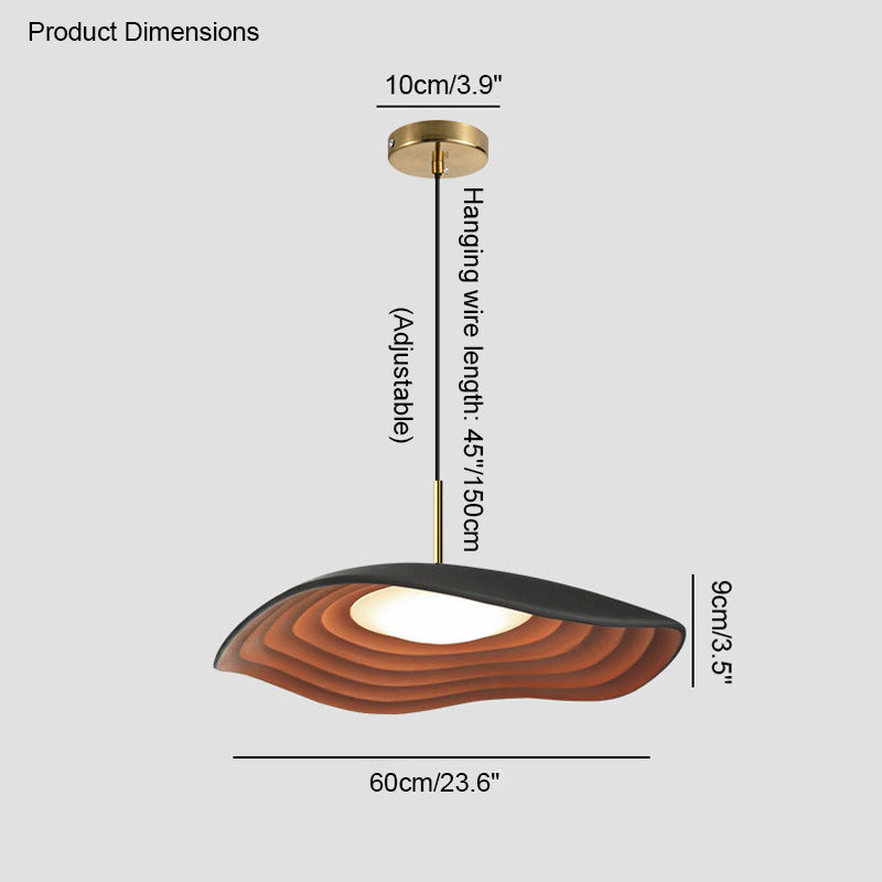 WOMO Suspension abat jour Feuille Design-WM2082