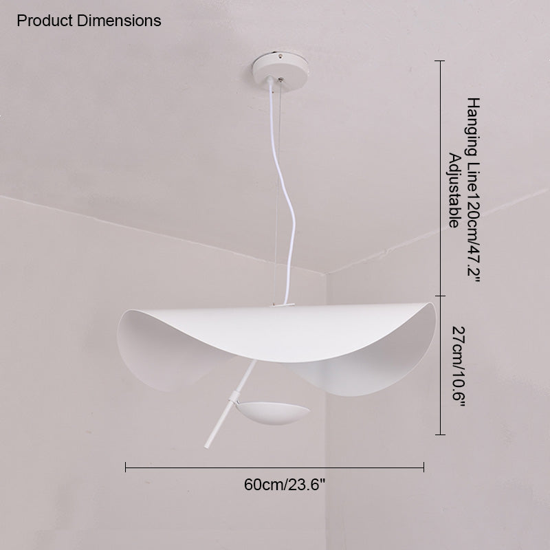 WOMO Suspension Feuille Metal Art Déco-WM2088