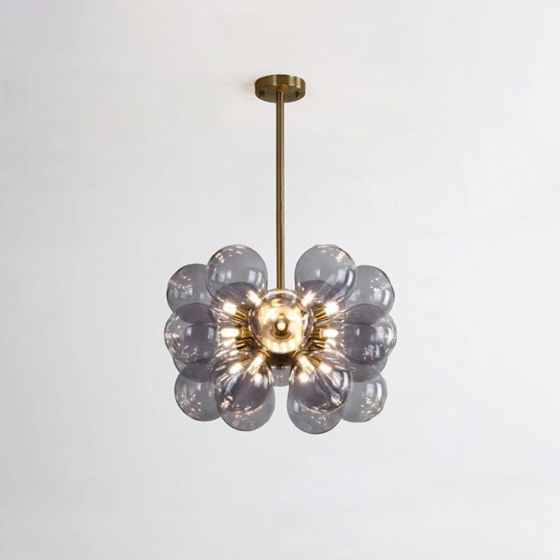 WOMO Glass Bubble Flower Chandelier - WM2051