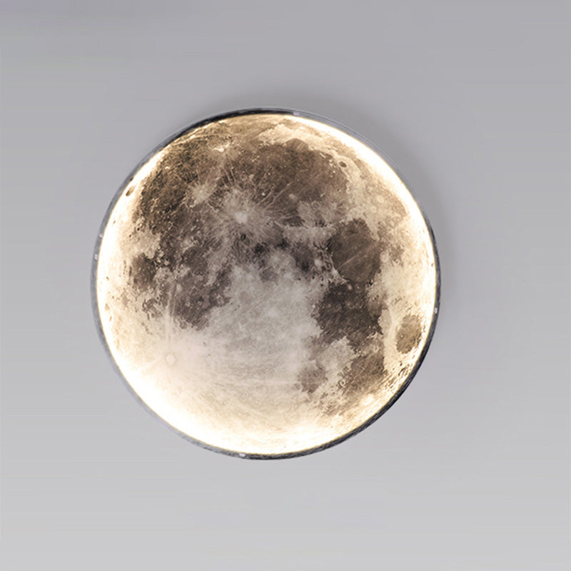 WOMO Appliques Murale Rond Lune/Terre - WM6102