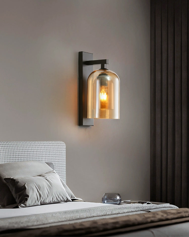 Applique murale noire WOMO Bell-WM6110