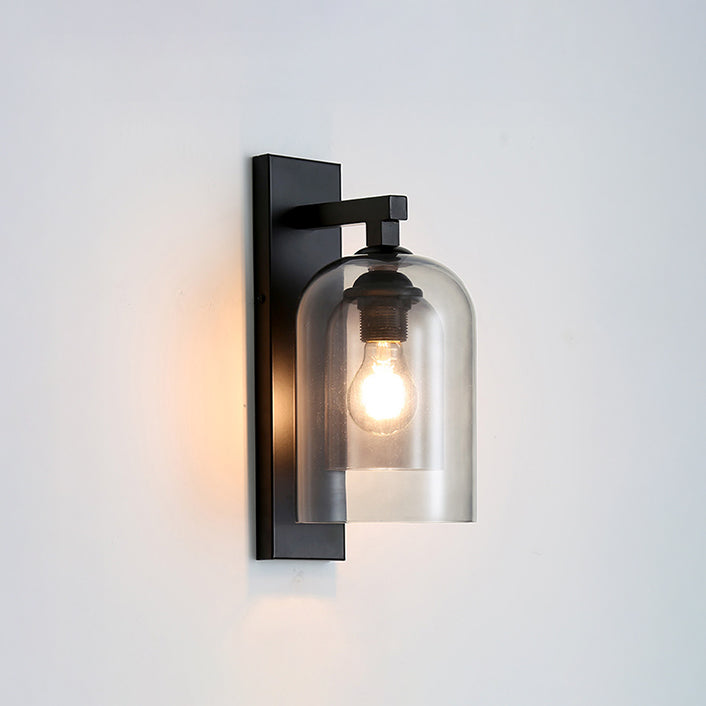 Applique murale noire WOMO Bell-WM6110