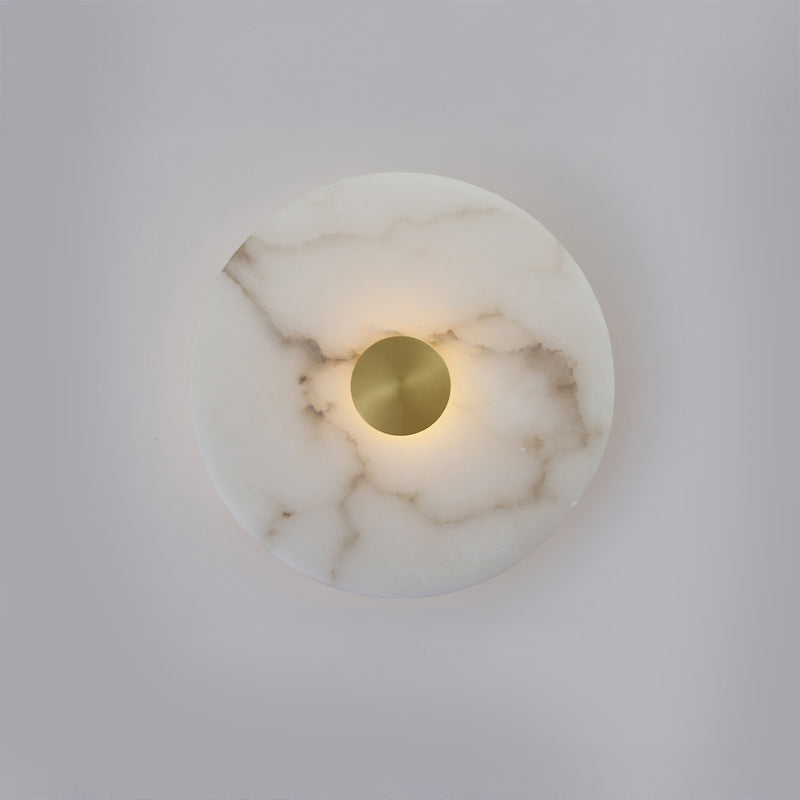 WOMO Art Déco Disque Albâtre Applique Murale-WM6128