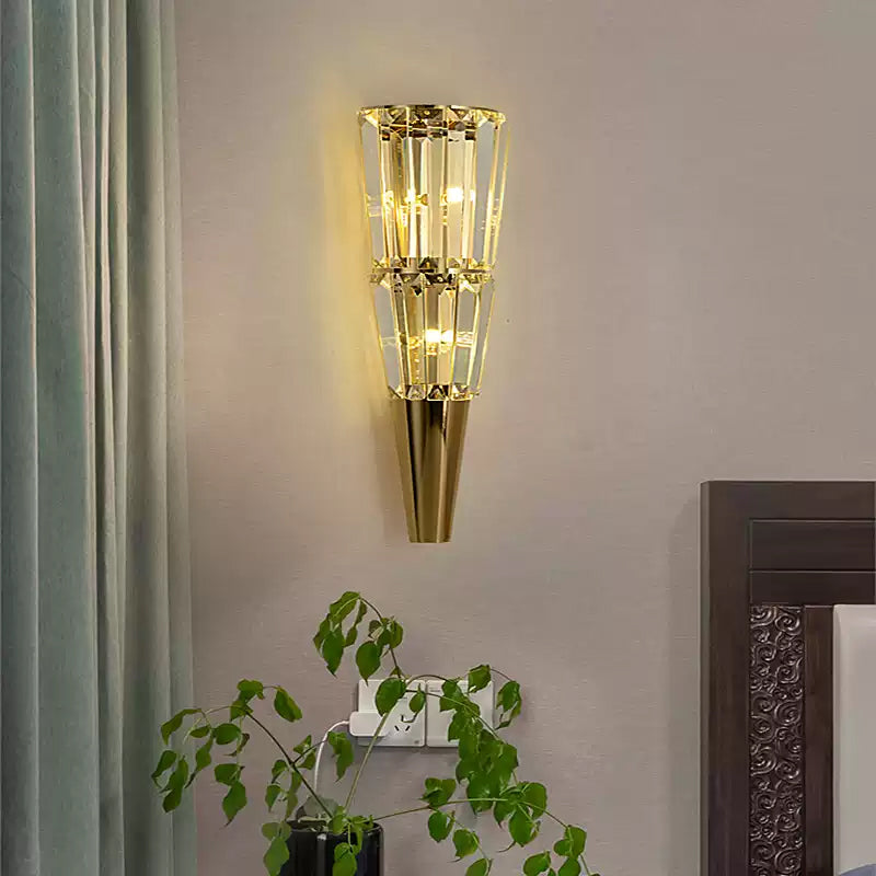 WOMO Applique Murale En Cristal Conique -WM6163