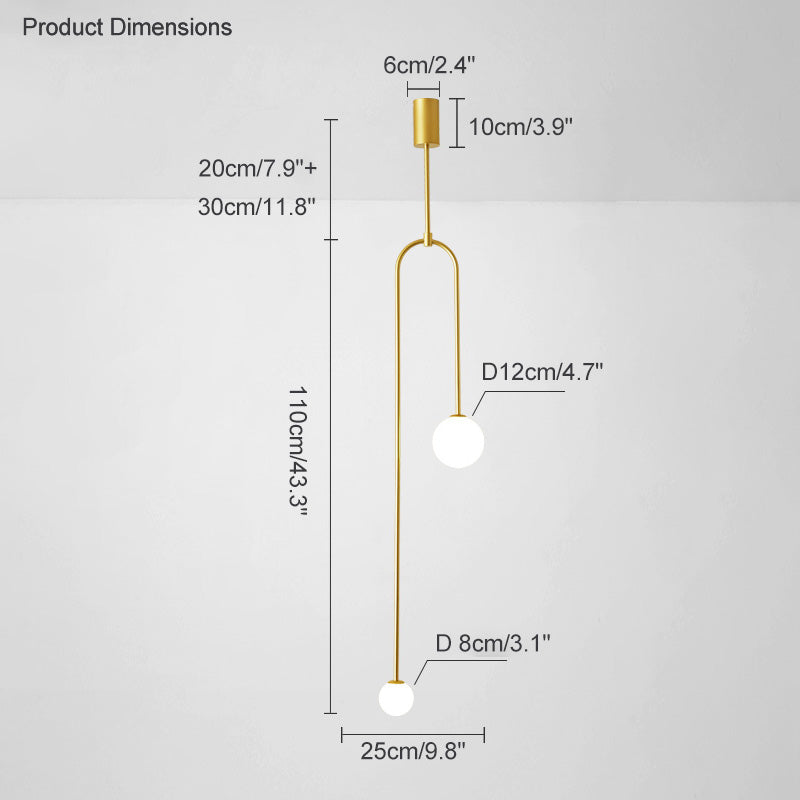 Suspension WOMO 2-Globes-WM2045