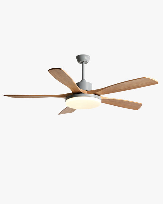 WOMO Lampe à ventilateur de plafond moderne à 5 pales - WM5206