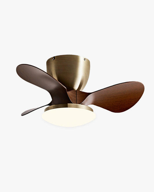 WOMO 24 pouces petite lampe de ventilateur de plafond à profil bas - WM5159