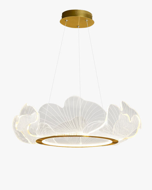 WOMO Suspension Feuille Transparent Chic Design- WM2000