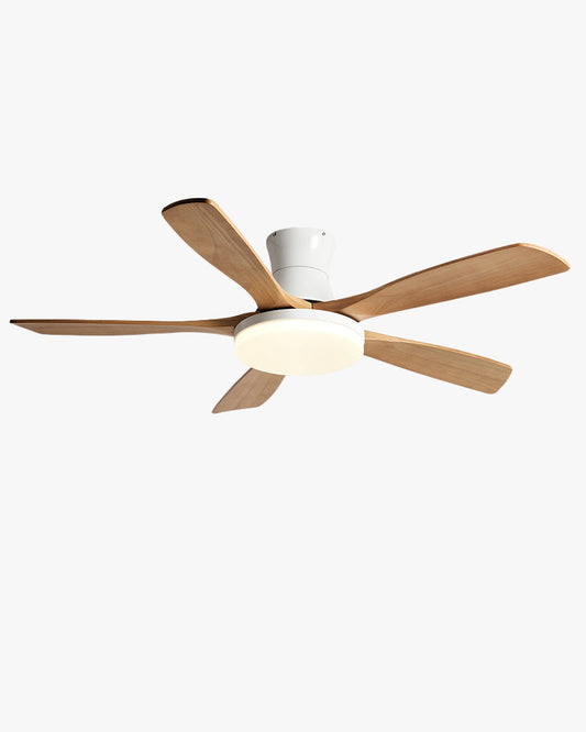 Lampe à ventilateur de plafond WOMO à 5 pales à profil bas - WM5208