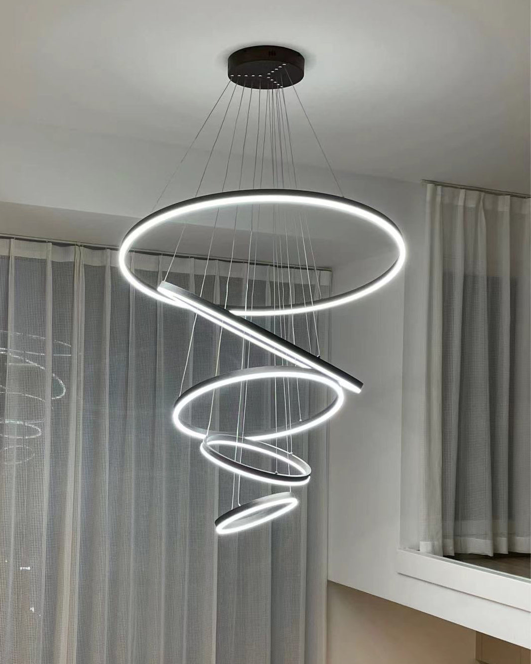WOMO Lustre Multiple Cercle Led Luxe-WM2159