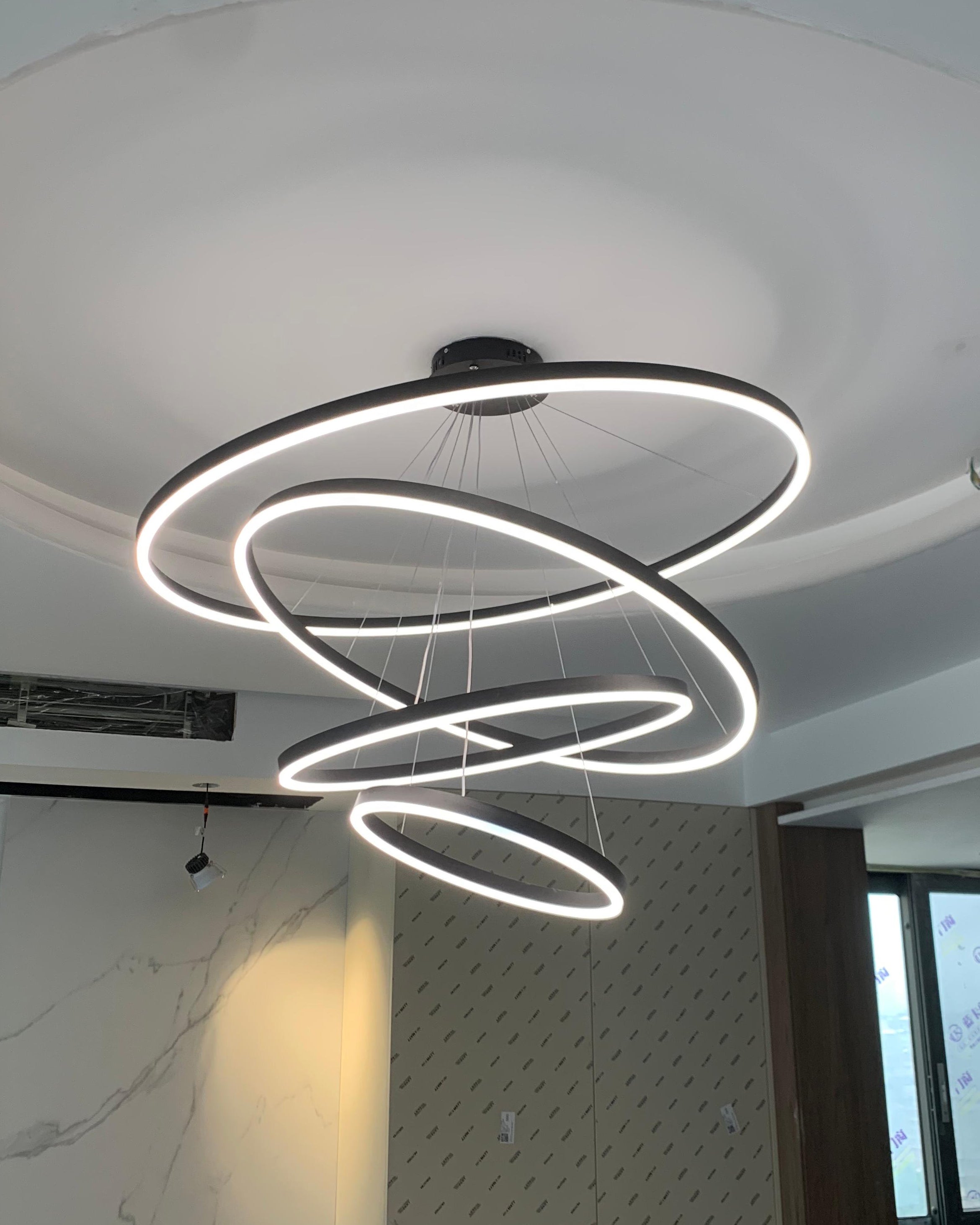 WOMO Lustre Multiple Cercle Led Luxe-WM2159