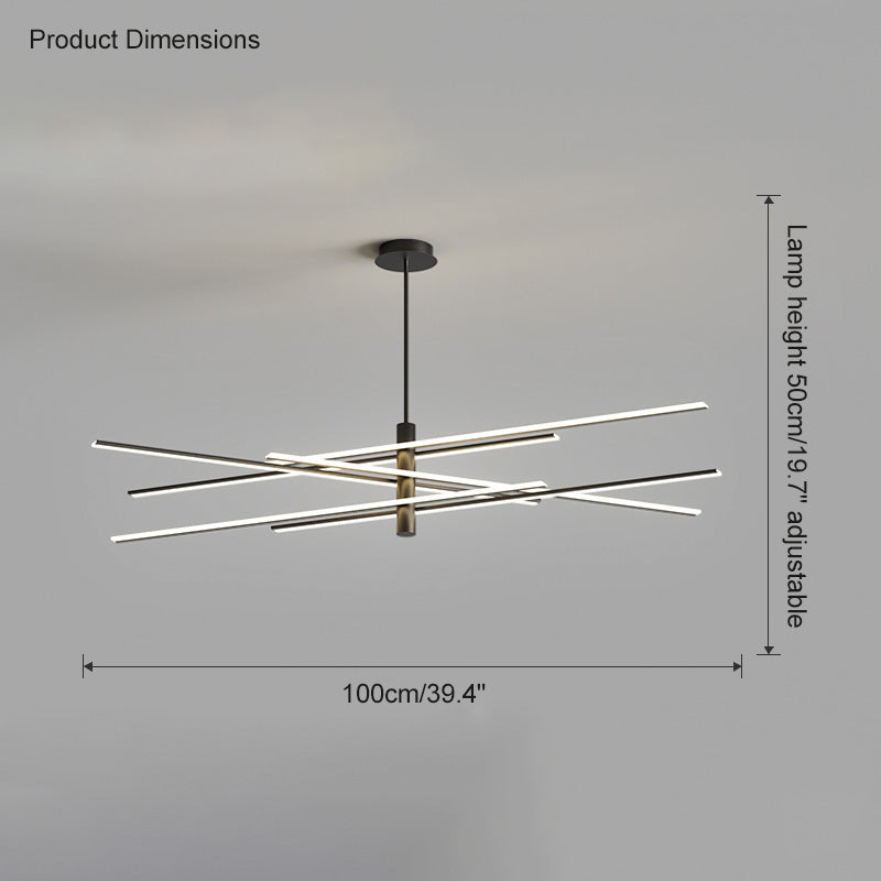 Lustre LED linéaire réglable WOMO-WM2026