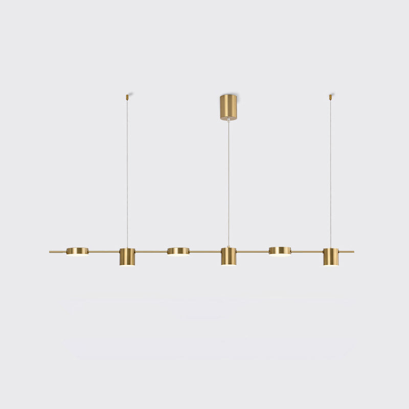 WOMO Lustre Lineaire Doré/Noir-WM2048