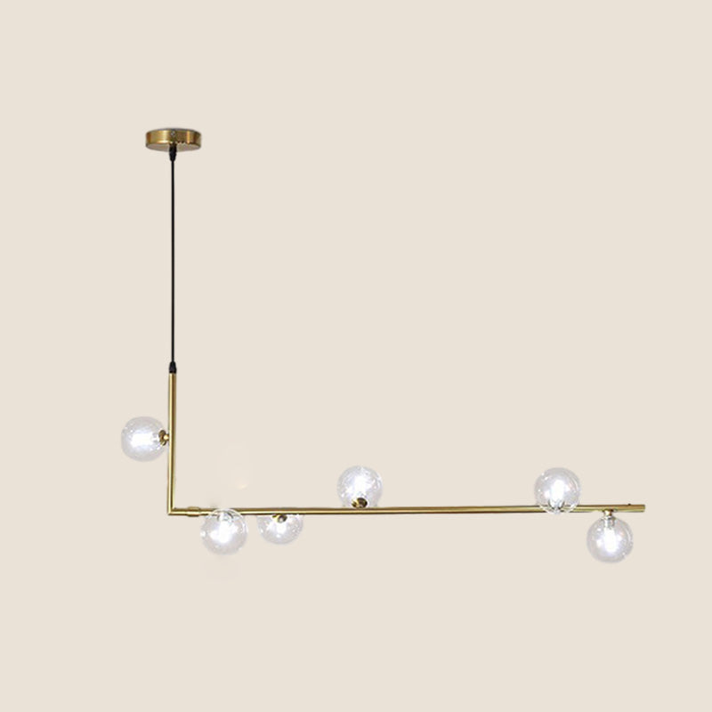 WOMO Lustre Lineaire Boule Verre-WM2090