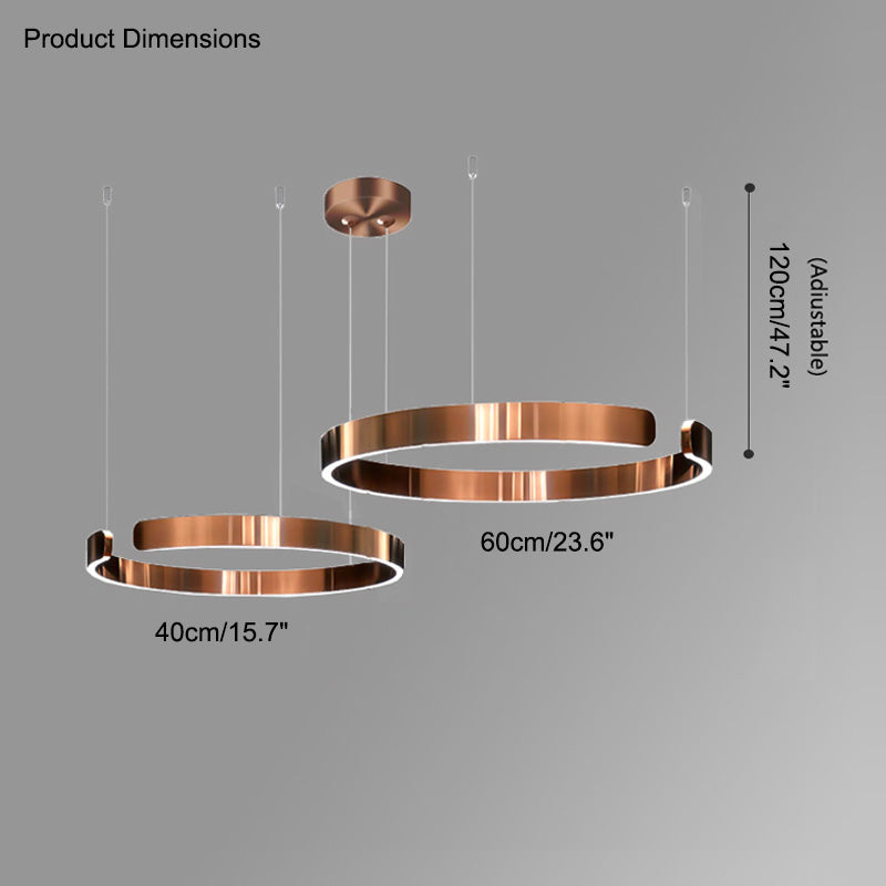 WOMO Lustre Multiple Cercle Led-WM2009