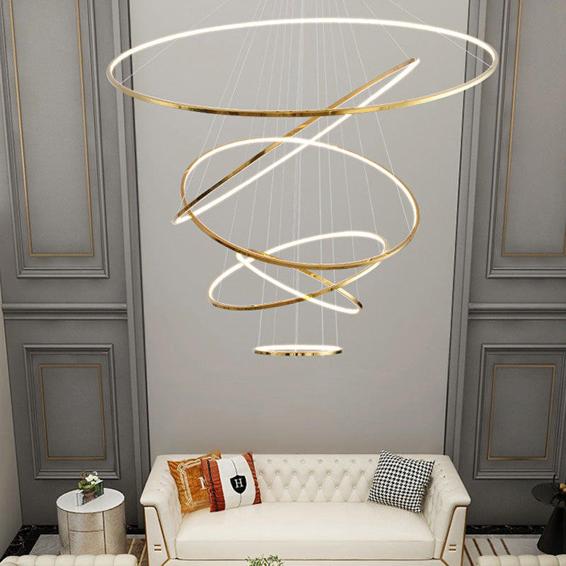 WOMO Lustre Multiple Cercle Led Luxe-WM2160