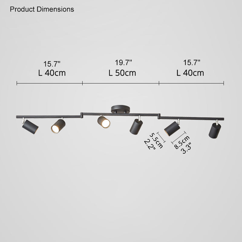 WOMO LED Ceiling Light Adjustable Spotlights - WM1038