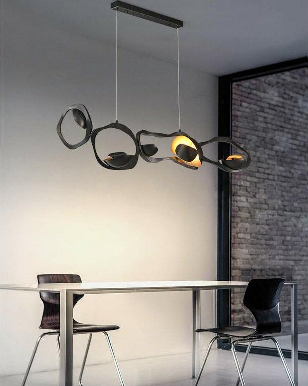 WOMO Lustre Chic Led Noir-WM2148