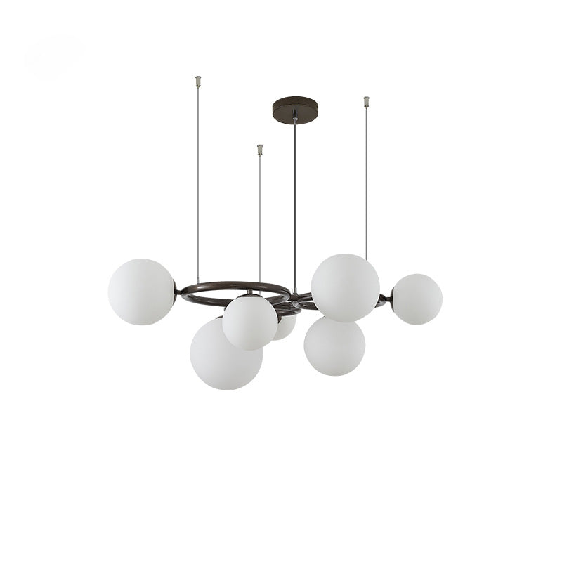 WOMO Lustre Plusieurs Ampoules Boule Verre-WM2253