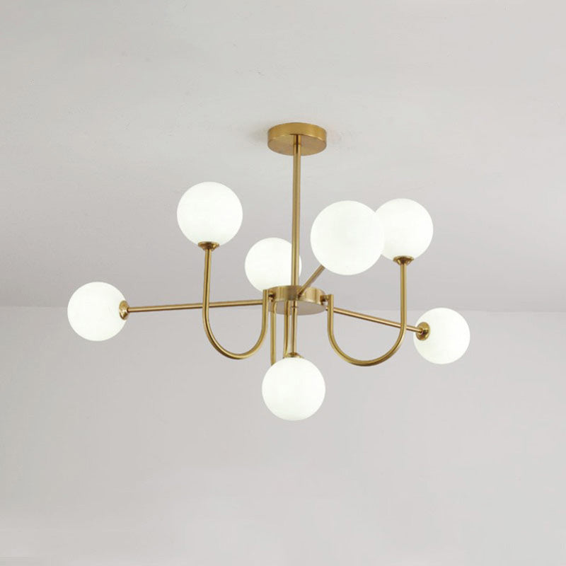 WOMO Lustre Branche Boule en Verre-WM2255