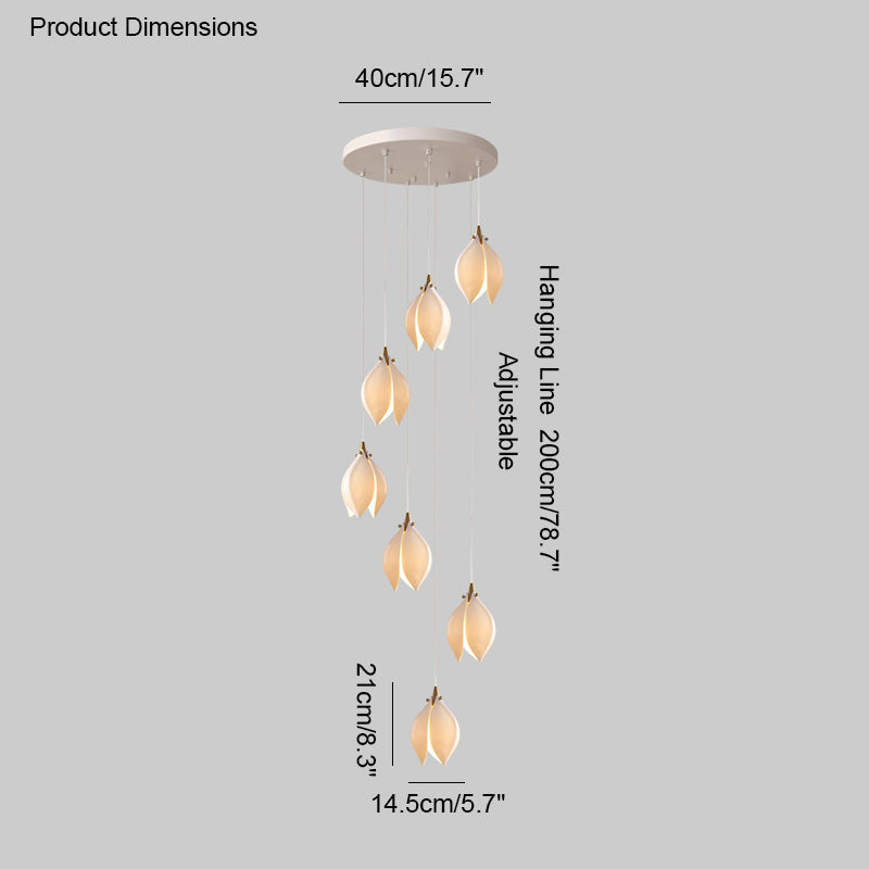 WOMO Lustre Deco Petale de Fleur-WM2106a
