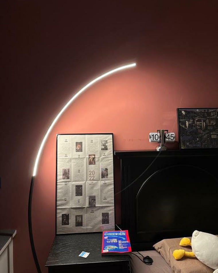WOMO Lampe sur Pied Arc Croissant LED - WM7001