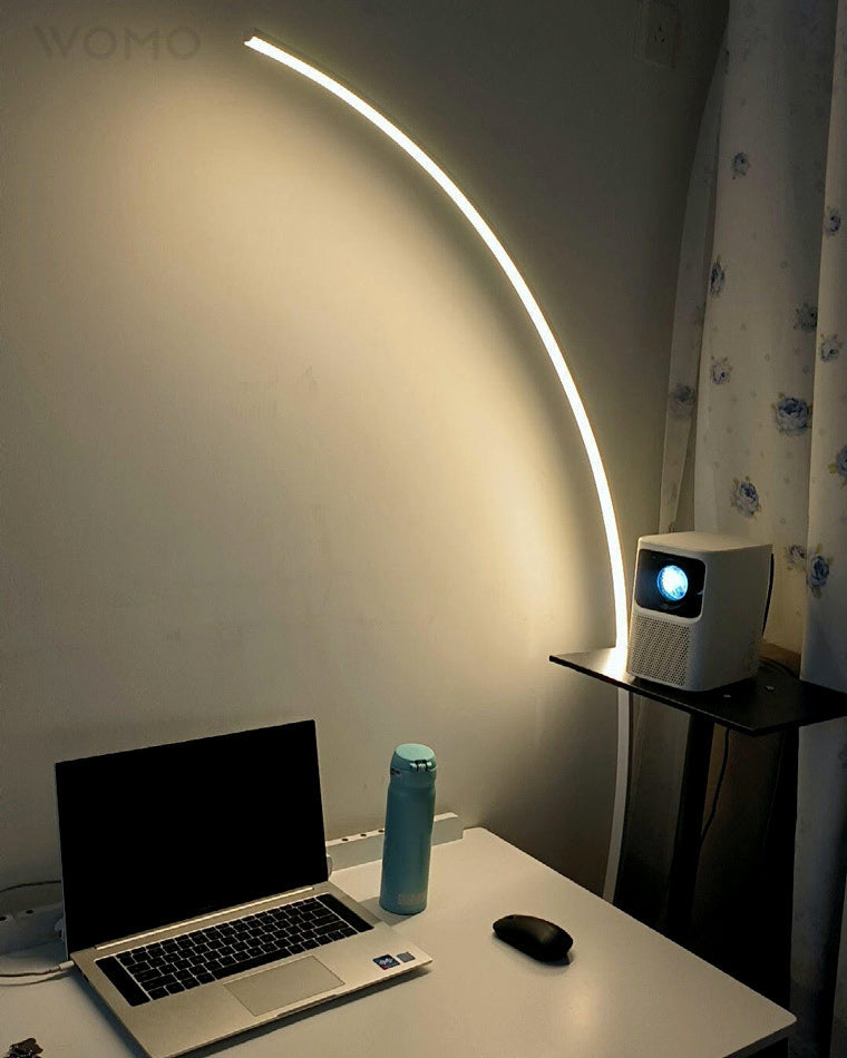 WOMO Lampe sur Pied Arc Croissant LED - WM7001