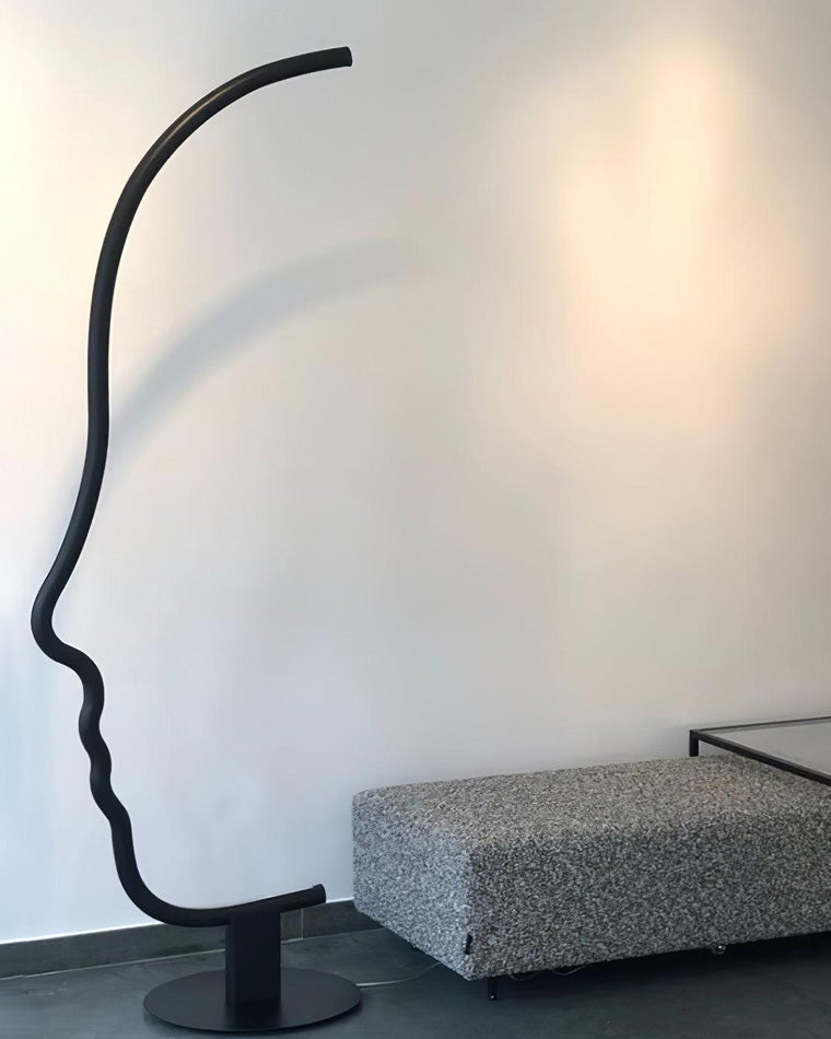 Lampadaire sculptural à profil facial WOMO-WM7002