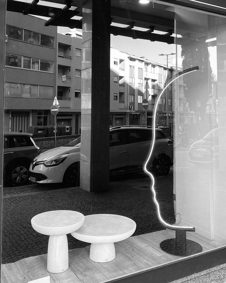 Lampadaire sculptural à profil facial WOMO-WM7002