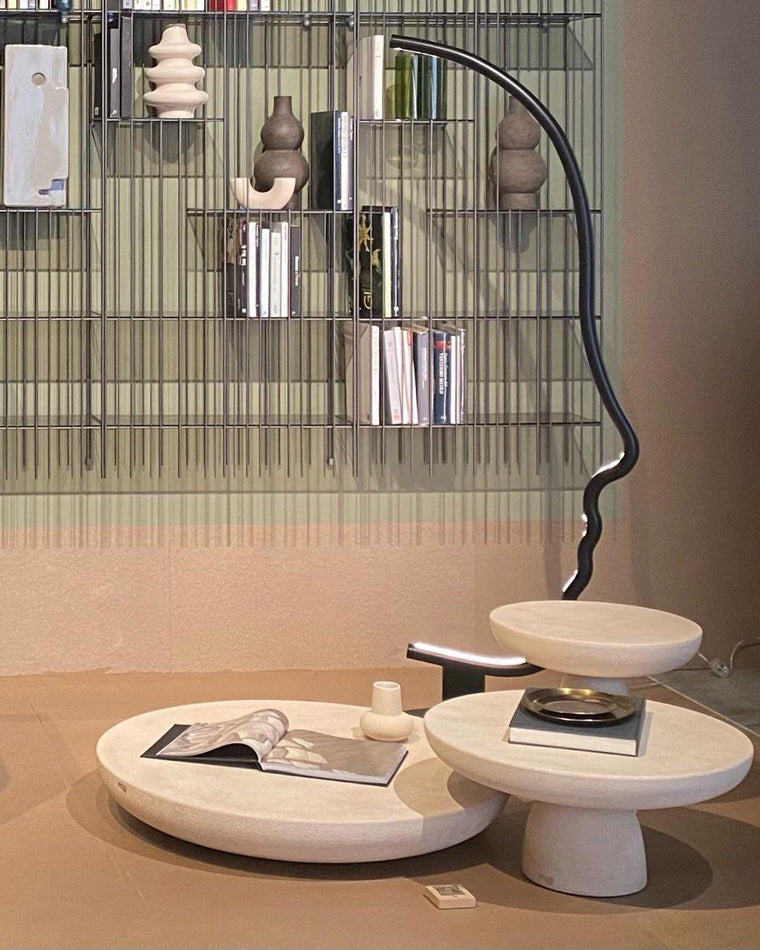Lampadaire sculptural à profil facial WOMO-WM7002