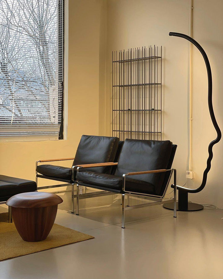 Lampadaire sculptural à profil facial WOMO-WM7002