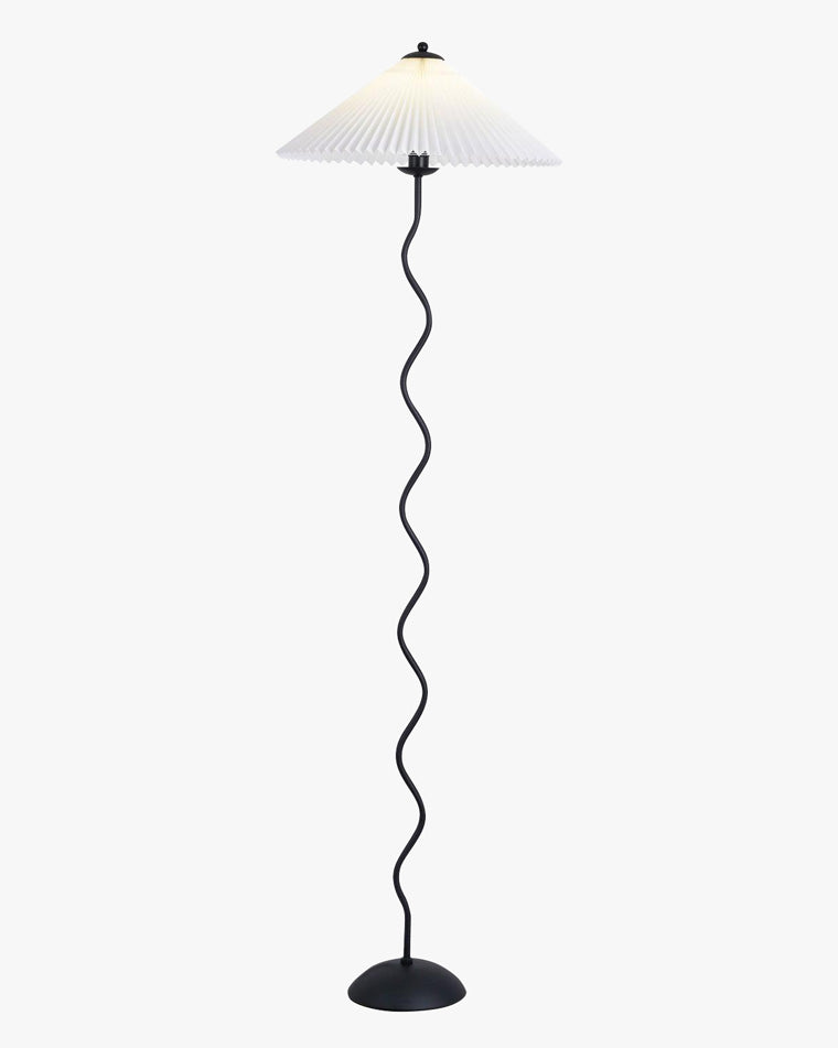 WOMO Lampe sur Pied Volute Plissée - WM7011
