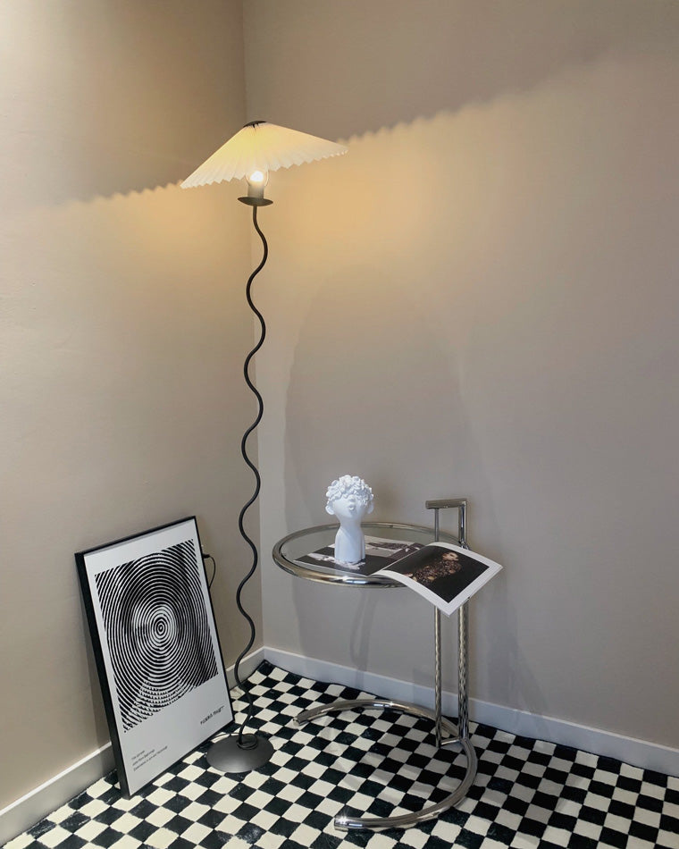 WOMO Lampe sur Pied Volute Plissée - WM7011