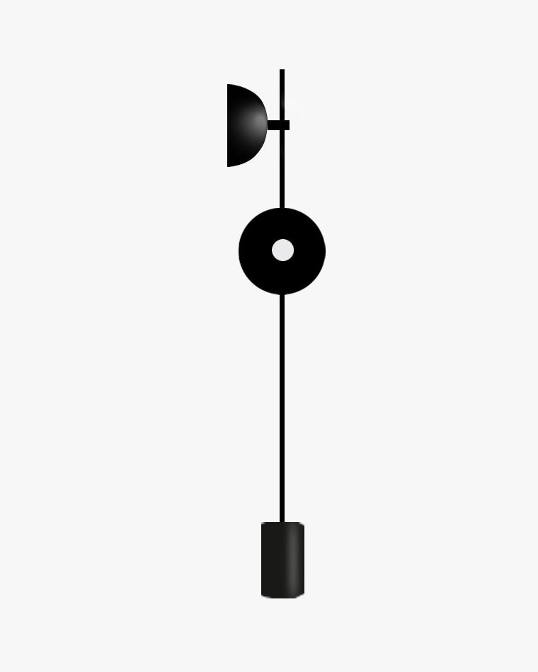 WOMO Lampe sur Pied Studio à 2 Ampoules Réglable - WM7022