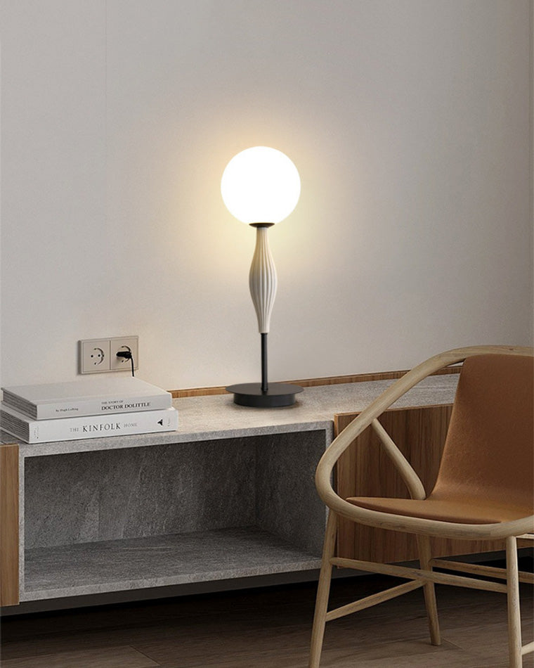 WOMO Lampe sur Pied Globe en Verre - WM7024